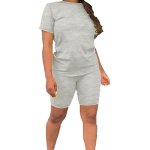 Ensemble décontracté d'été pour femme : haut à manches courtes et short de couleur unie, coupe ample, idéal pour les sorties décontractées et les journées relaxantes - Product Image 4