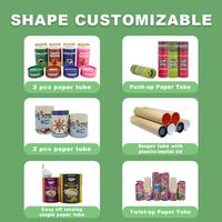 Caja de Cartón Kraft Biodegradable con Forro Resistente al Aceite, Caja de Cartón para Cosméticos, para Barras de Champú
