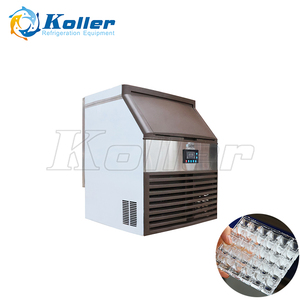 Machine <span class=keywords><strong>à</strong></span> <span class=keywords><strong>glaçons</strong></span> commerciale 100 kg/24h avec compresseur, en acier inoxydable, économe en énergie, nettoyage automatique, <span class=keywords><strong>pour</strong></span> thé au lait <span class=keywords><strong>et</strong></span> café - Product Image 1