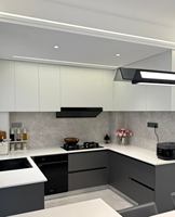 Mueble de Cocina Modular Estilo Italiano con Cajones de Acero Inoxidable Multifuncional para Uso en Cocinas Modernas