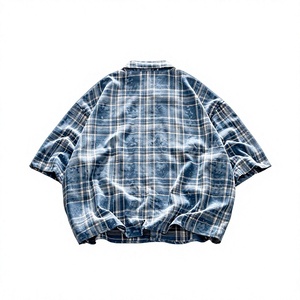 Camiseta de Manga Corta Oversize para Hombre, Informal, Transpirable, de Algodón, con Diseño Gráfico de Parches, Logotipo Estampado en la Parte Delantera, Estilo Urbano - Product Image 2
