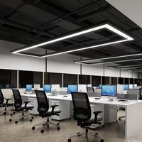 Éclairage de bureau suspendu bande lumineuse à LED profilé en aluminium profilé en aluminium extrudé en aluminium léger linéaire profilé en aluminium