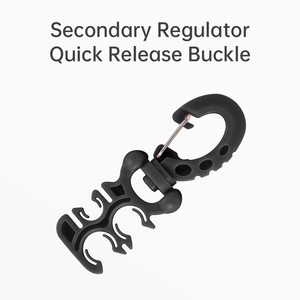 Hebilla de Liberación Rápida de 3 Orificios para Regulador de Buceo, Clip Giratorio 360° para Manguera Secundaria Octopus, Accesorio para Equipo de Buceo - Product Image 1