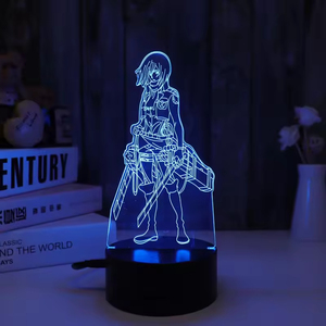 Beautiful Sexi Anime Girl Figure <b>Lights</b> 16 Colors Decoration Led Anime <b>Light</b> 3d Night <b>Light</b> for Club Room Decor - Product Image 3