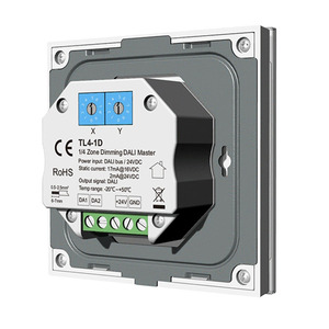 Hot Dali-2 chứng nhận 1 khu hoặc 4 khu Dali Master <span class=keywords><strong>Controller</strong></span> TL4-1D Dim/CCT treo tường Touch Panel Dali Master - Product Image 4