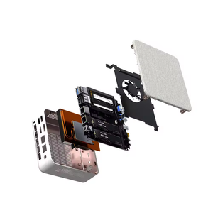 คอมพิวเตอร์ตั้งโต๊ะขนาดเล็ก AMD Ryzen 5 6600H พร้อมการ์ดจอ Radeon 6 Core 12 Threads, แรม DDR5 16GB, ฮาร์ดดิสก์ NVMe SSD 512GB, พอร์ต LAN 2*2.5G และพอร์ต DP - Product Image 5