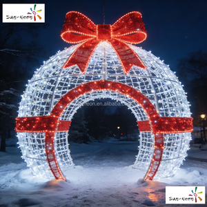 Bolas de luz LED redondas con luces LED para eventos al aire libre, decoración navideña con luces LED - Product Image 2