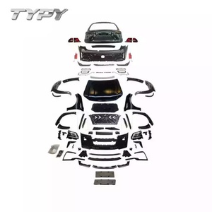 Kit carrosserie modifié Black Hawk Edition, pare-chocs avant et arrière, calandre, capot, ailes pour Nissan Patrol Y62 2020, mise à niveau vers 2021 - Product Image 1