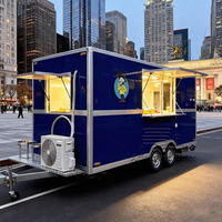 Camion de nourriture portable de petite taille pour l'extérieur, remorque de nourriture aux États-Unis, hot-dogs, pizzas, hamburgers, barbecue au charbon de bois, remorques de nourriture entièrement équipées, approuvées aux États-Unis