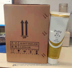 Satu komponen plester merah dempul cepat kering bahan pengisi untuk pasir kertas goresan dan kecil penyok semprot aplikasi - Product Image 6