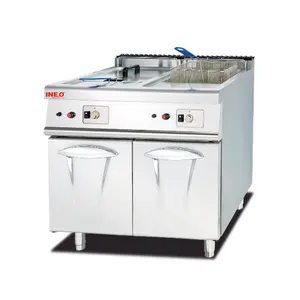 Double Tanks Gas Deep Frying Machine/Hamburger Frying Machine/Thức Ăn Nhanh Máy Chiên