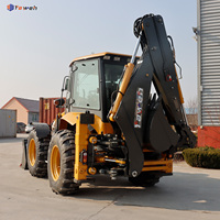 Yaweh JCB 4CX Chine 8TON chargeuse pelleteuse YF388 chargeuse sur pneus chargeur frontal avec pelles