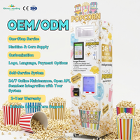 Máquina Expendedora de Palomitas de Maíz Automática Comercial GJ401, Máquina Inteligente para Hacer Palomitas de Maíz, Máquina de Autoservicio con Pantalla Táctil, Fábrica OEM ODM