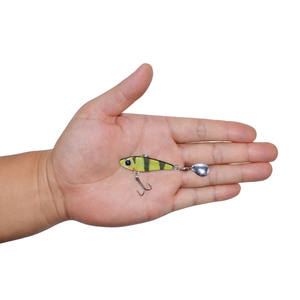 Balıkçılık cazibesi kurşun balık jig yemler 3D kurşun balık kaşık 3D baskı ile 50mm 18g Metal cazibesi - Product Image 2