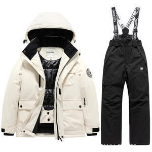 Longe Winter Kinder Freestyle Skijacke und Hose 2-teiliges Set Wasserdicht Winddicht Atmungsaktiv Schnelltrocknend 100% Polyester Warm Jungen - Product Image 6