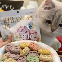 Friandises lyophilisées en forme de gaufre pour animaux de compagnie, à base de viande crue naturelle, pour chats et chiens – Collations saines quotidiennes