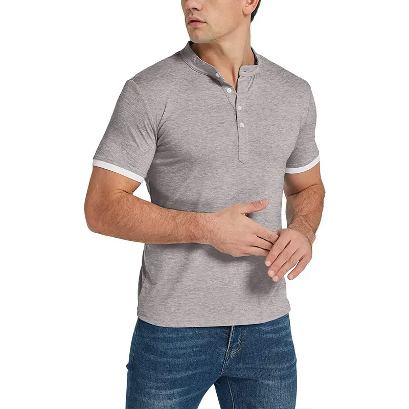 Leisure Mens Polo Shirts Custom Embroidered Logo T Shirt Plain Golf Polo Blank Short-sleeved Polo T-shirt for Men