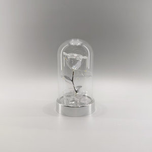 Valentine's Day Gift Romantic Warm <b>White</b> Light Acrylic Rose Ornaments for Mother's Day - Product Image 2
