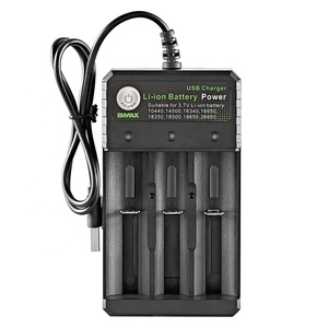 <span class=keywords><strong>Chargeur</strong></span> de <span class=keywords><strong>batterie</strong></span> lithium-ion avec voyant lumineux, <span class=keywords><strong>chargeur</strong></span> Li-ion 3 emplacements 3,7 volts, <span class=keywords><strong>chargeur</strong></span> USB <span class=keywords><strong>portable</strong></span> 03U - Product Image 1