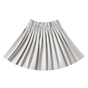 OEM Custom Absolve Cleaning Jupes plissées synthétiques à volants en cuir PU pour filles Modèles de jupes courtes en tricot extensibles - Product Image 6