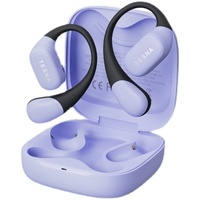 TesnaOpen2 Écouteurs sans fil à conduction osseuse, conception non intra-auriculaire avec crochet d'oreille, son de haute qualité, sport, 400 mAh
