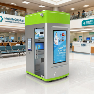 ตู้คีออสก์<span class=keywords><strong>ตรวจ</strong></span>สุขภาพอัจฉริยะแบบครบวงจร พร้อมบริการให้คำปรึกษาทางไกลจากศูนย์การแพทย์โรงพยาบาล - Product Image 2