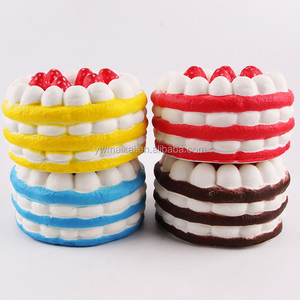 ของเล่นบีบสโลว์ไรซิ่ง PU คุณภาพสูง นุ่มพิเศษ รูปทรงเค้ก - Product Image 5