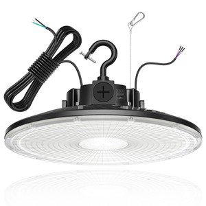 Lámpara UFO para garaje, luz LED para almacén, iluminación industrial comercial, panel LED para techo, luces de gran altura para techos. - Product Image 1
