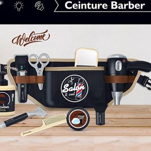 Coiffure Montessori <span class=keywords><strong>jouet</strong></span> mode semblant jouer sèche-cheveux Salon de coiffure <span class=keywords><strong>maison</strong></span> jouer en plastique <span class=keywords><strong>jouet</strong></span> ensemble de barbier - Product Image 3