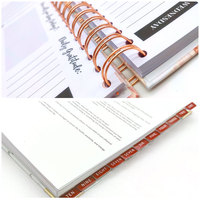 Fournitures d'impression personnalisées Spirale Hebdomadaire Prière Journal Planificateur
