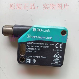 Sensor de Distancia Pepperl+Fuchs OMT550-R200 IO-Link 18-30 V CC con Terminal de Tornillo - Product Image 2