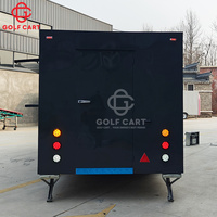 Camions de restauration rapide mobiles avec cuisine complète caravane kiosque alimentaire mobile restauration conteneur d'expédition remorque alimentaire entièrement équipée