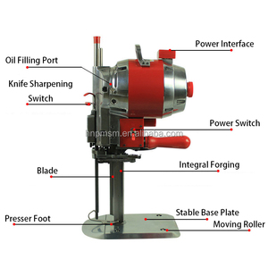 Máquina <span class=keywords><strong>de</strong></span> Corte <span class=keywords><strong>de</strong></span> Tela Eléctrica con Cuchilla Vertical Recta, <span class=keywords><strong>Cortadora</strong></span> <span class=keywords><strong>de</strong></span> Tela Automática para Uso Doméstico e Industrial - Product Image 2