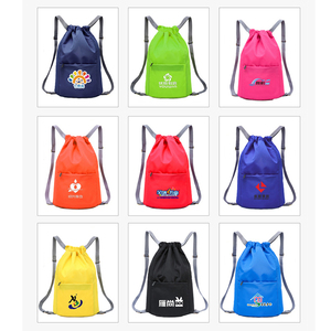 Factory Direct Custom Logo Lightweight Waterproof Travel Draw String Sports Bag <b>Drawstring</b> <b>Backpacks</b> for Gym Swimming - Product Image 2