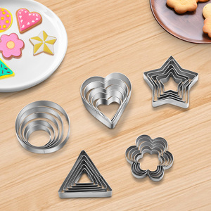 Set di formine per biscotti in acciaio inossidabile di <span class=keywords><strong>Halloween</strong></span> (zucca/fantasma/pipistrello/gatto/cappello da strega)-ideale per decorazioni per feste - Product Image 5