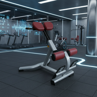 Chaise romaine réglable ST-4038 pour l'entraînement de force et la musculation pectorale, idéale pour les clubs de fitness