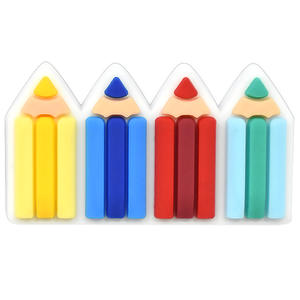 Recién llegado, papelería de aprendizaje, zuecos de amuletos de Pvc, para volver a la escuela, estudiantes, temporada de apertura escolar, encantos de zapatos de zuecos para zuecos - Product Image 6