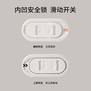 Child Safety Socket Plug Plastic Outlet Cover 12 Pcs For Household Electrical Protection - Product Image 5