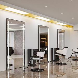 Estación de Estilismo en Oferta con Luz LED, Muebles de Salón, Estación con Espejo, Suministro de Fábrica China - Product Image 4