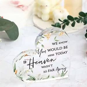 אקריליק חדירה גבוהה אהבה רומנטית קישוטי עיצוב מותאם אישית עיטורים לשלוח חברים קרובים לב קרובים - Product Image 6