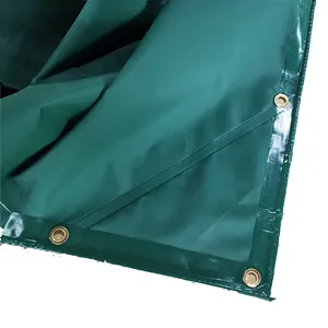 Pvc Coated Fabric Tarpaulin Heavy Duty Tarps PVC Coated Tarpaulin PVC Laminated Tarpaulin Fabric Anti-UV Fireproof Lacquered And Waterproof For Poly Tarps