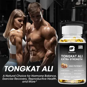 Natürliche 30 Stück Tongkat Ali Extrakt Kapseln Immunsystem-Booster pflanzenherbst-Supplement Tongkat Ali Weichgel-Kapsel