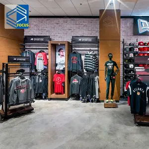 Factory Clothing Store Fixtures Racks Clothing Showcase Clothing Display Stand Clothes Shop Furniture