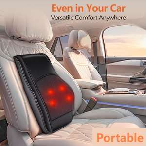 Phenitech riscaldato Shiatsu collo profondo tessuto massaggio cuscino massaggiatore schiena con testa rotante bidirezionale - Product Image 6