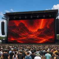 Écran LED de location extérieur P3.91, étanche IP65, haute luminosité 5000 cd, en aluminium moulé sous pression, pour concerts et festivals de musique