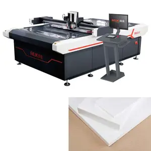 RUK Paper Cardboard Box Cutting Machine packaging machine with creasing wheel flatbed cutting machine