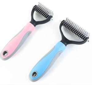 Animali domestici taglierina nodo pelliccia cane toelettatura strumenti di rimozione peli gatto <span class=keywords><strong>per</strong></span> animali domestici pettine spazzola doppia faccia fornitori di prodotti <span class=keywords><strong>per</strong></span> animali domestici - Product Image 2