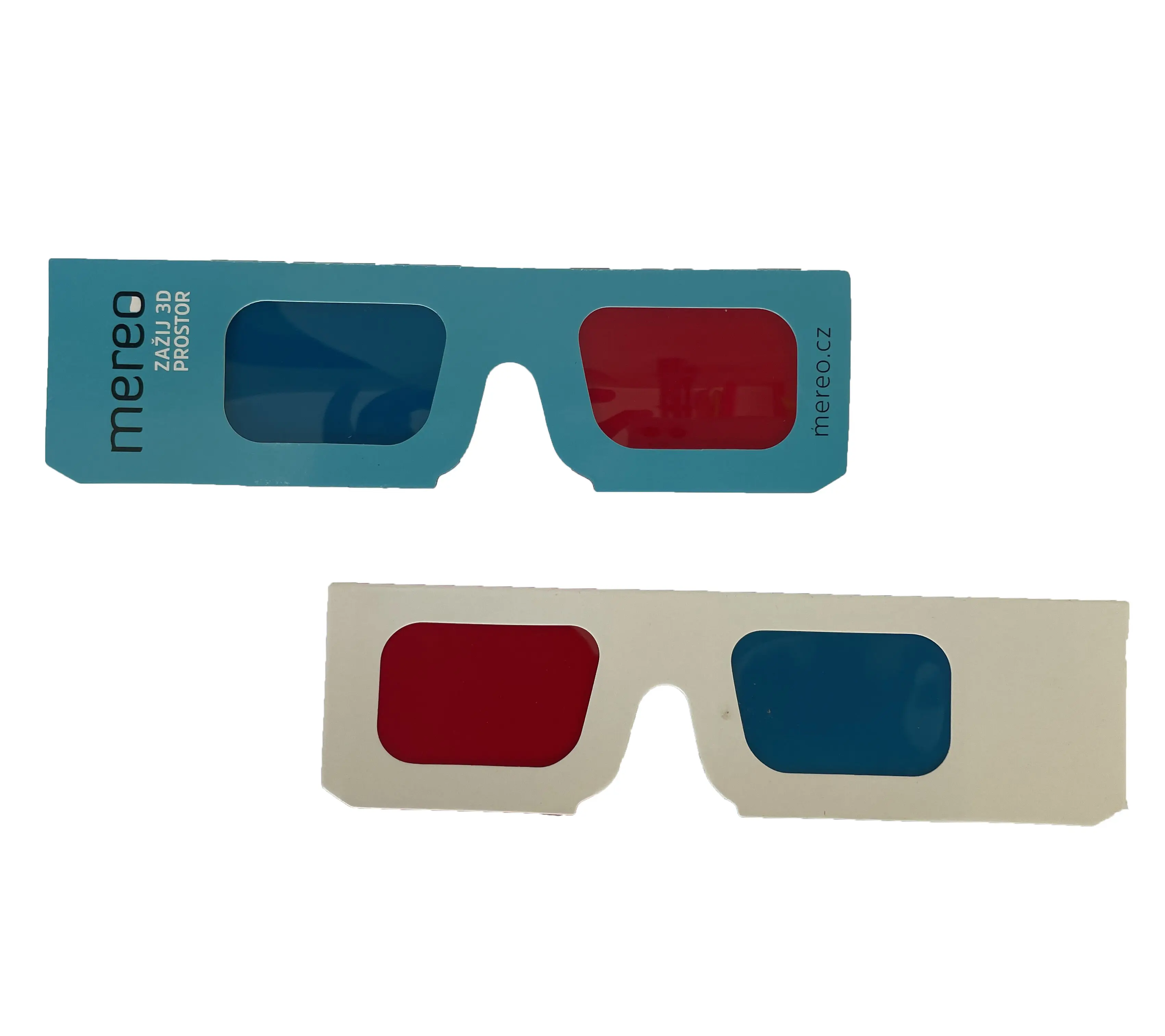 نظارات ثلاثية الأبعاد من الورق ذات جودة عالية بشعار مخصص نظارات ثلاثية الأبعاد يمكن التخلص منها