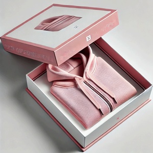 Emballage en feutre écologique de luxe personnalisé, doublure en éponge, foulards en soie, colliers - Matériaux recyclés, boîte cadeau rigide, gaufrage - Product Image 5
