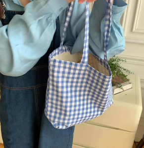 Bolso de mano informal de lona al por mayor, bolso de hombro cuadrado rosa, bolso grande de lona para compras de verano en la playa - Product Image 4